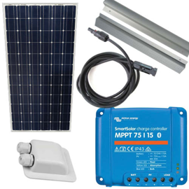 185W-12V Victron monokrystallinsk solcelle pakkeløsning